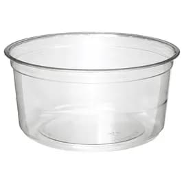 Victoria Bay Deli Container Base 12 OZ RPET Clear Round 50 Count/Pack 10 Packs/Case 500 Count/Case