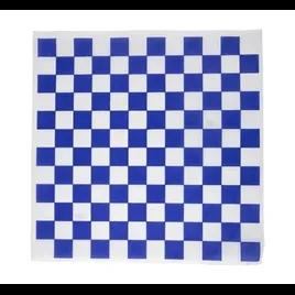 Victoria Bay Food Wrap 12X12 IN Blue Check 1000 Sheets/Pack 5 Packs/Case 5000 Sheets/Case