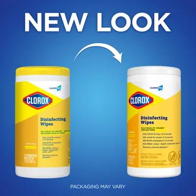 Clorox® Lemon Fresh One-Step Disinfectant Multi Surface Wipe Bleach-Free Antibacterial 75 Count/Pack 6 Packs/Case