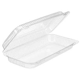 Essentials Danish Dessert Container Hinged With Dome Lid 71 OZ RPET Clear Rectangle Deep Bar Lock 300/Case