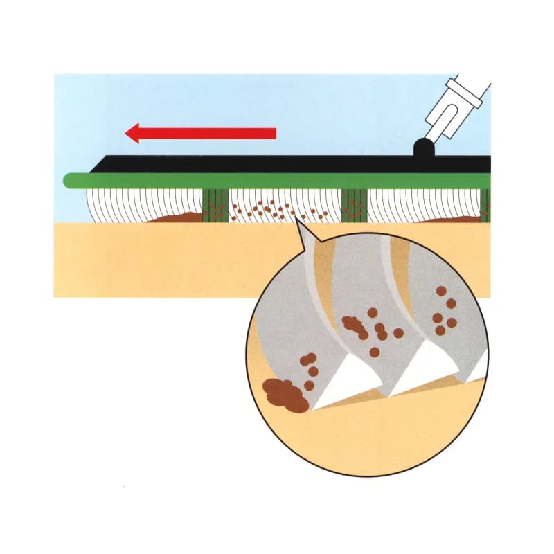 3M™ Easy Scrub Scrub Mop 18X5 IN White Microfiber Dispenser Replacement Tube 100/Case