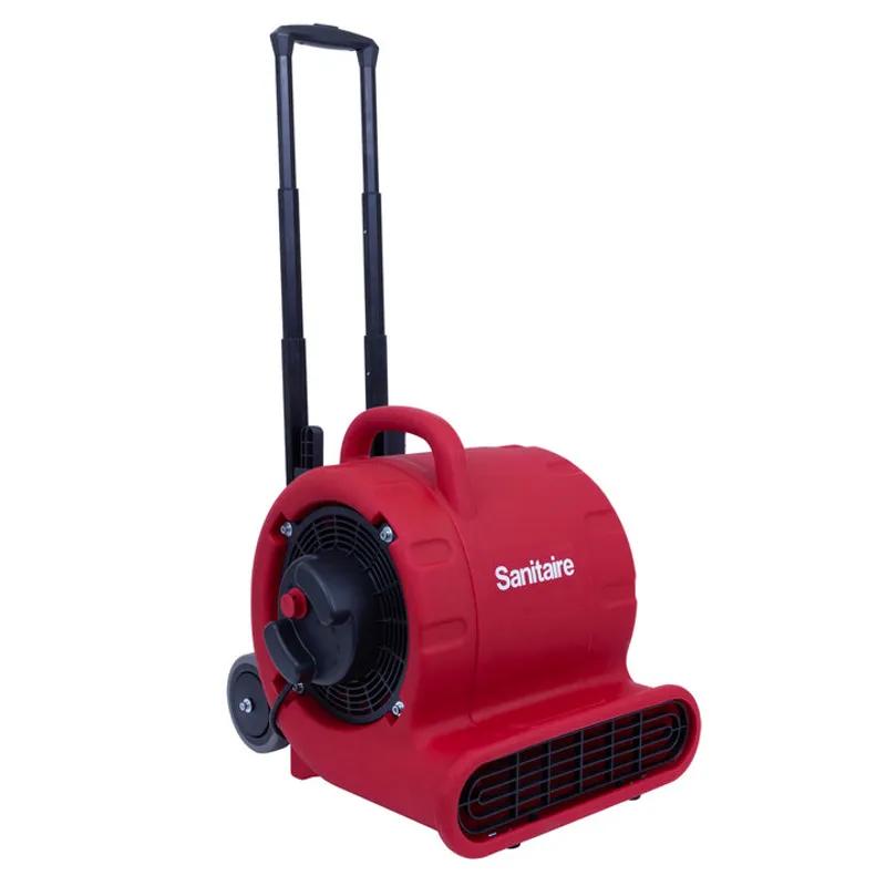Sanitaire® DRY TIME® Air Mover 19.29X21.26X20.43 IN 19.29IN 4.5 Amp 3900 fpm With 25FT Cord Wheels 3 Speed Settings 1 Handle 1/Each