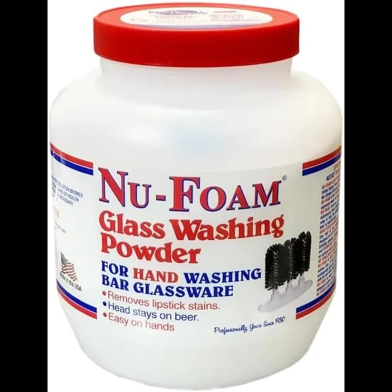 Nu-Foam® Glass Washing Powder 4 LB Powder Streak-Free 2/Case
