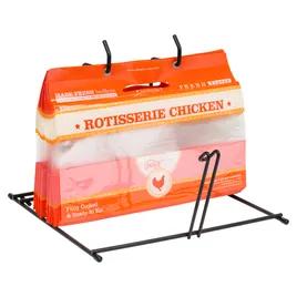 Rotisserie Chicken Bag 12.75X6.75+5.5 IN Cast Unoriented Polypropylene (CPP) Clear Orange 250/Case