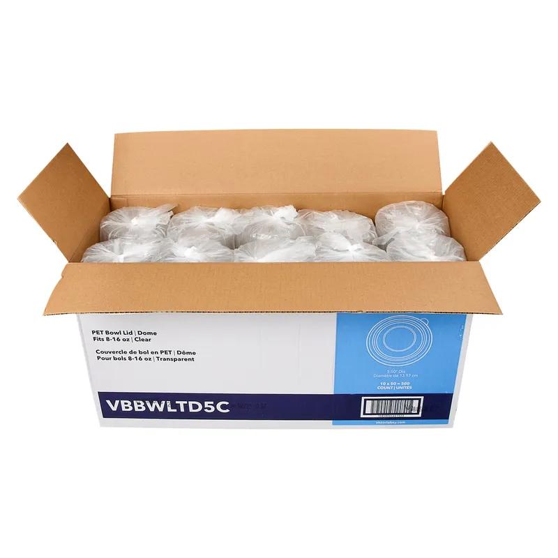 Victoria Bay Lid Dome 5.71X0.83 IN PET Clear Round For 8-16 OZ Bowl 50 Count/Pack 10 Packs/Case 500 Count/Case