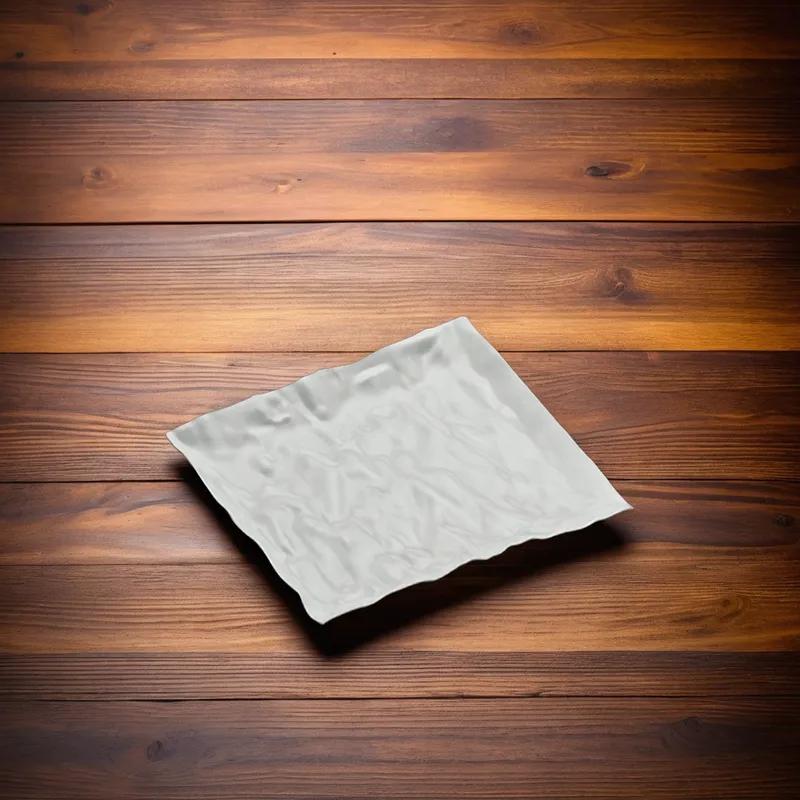 Plate 6.25 IN Plastic White Square 120/Case