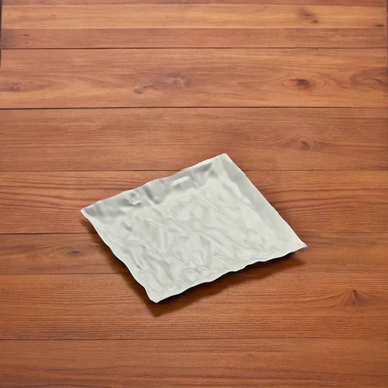 Plate 6.25 IN Plastic White Square 120/Case