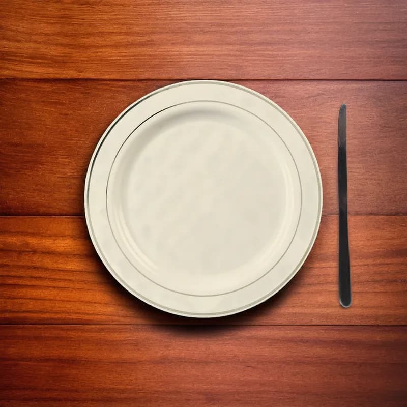 Plate 9 IN White Round 120/Case