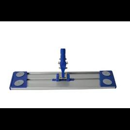 Mop Head Frame 24 IN Aluminum Plastic Hook & Loop Backing Velcro Lockable 1/Each