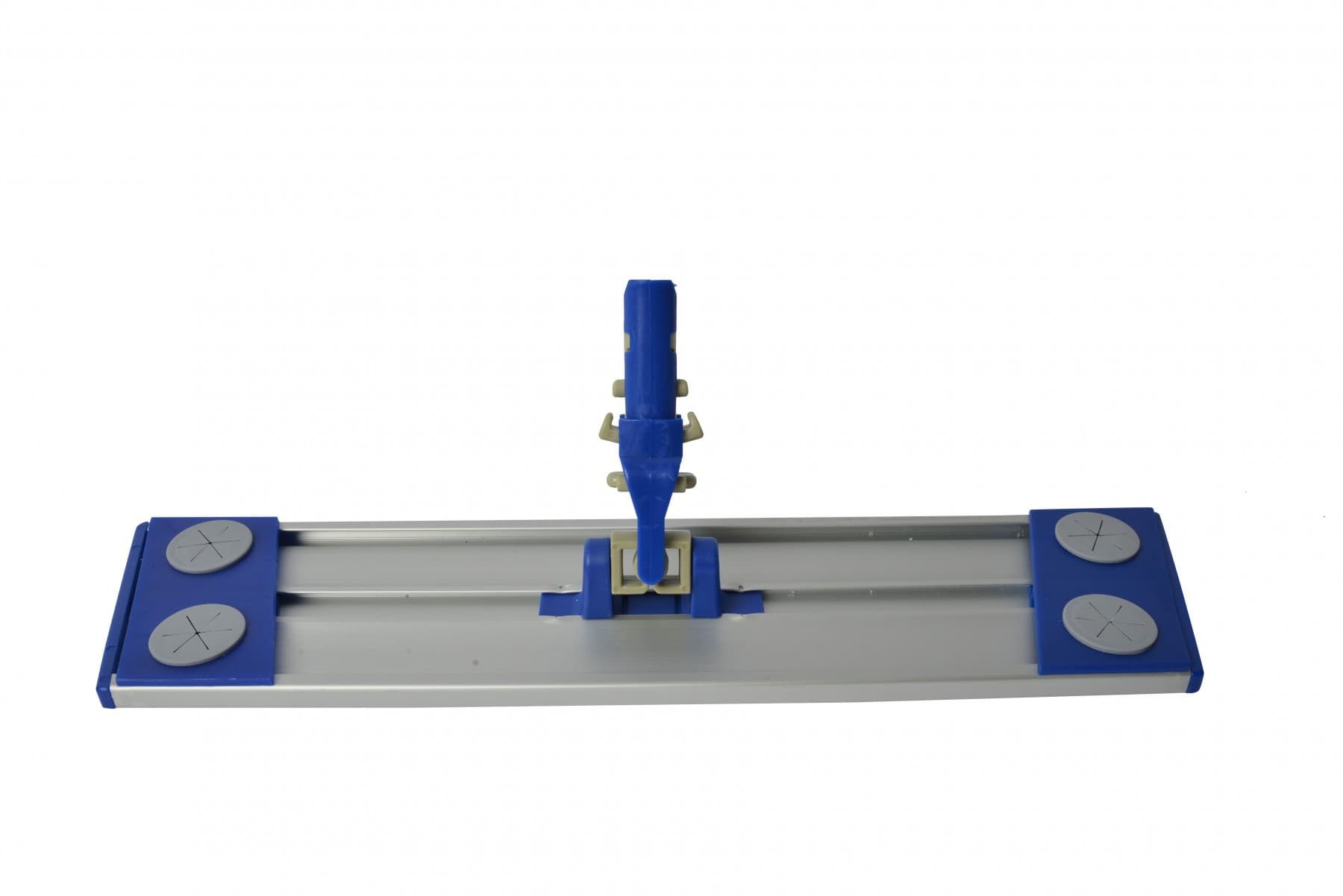 Mop Head Frame 24 IN Aluminum Plastic Hook & Loop Backing Velcro Lockable 1/Each