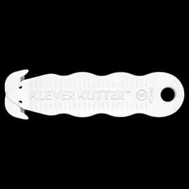 Klever Kutter Food Zone Cutter 5.75X1.5 IN Carbon Steel White Recessed NSF Food Zone 1/Each