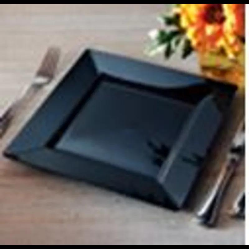 Plate 9.5 IN Black Square 120/Case