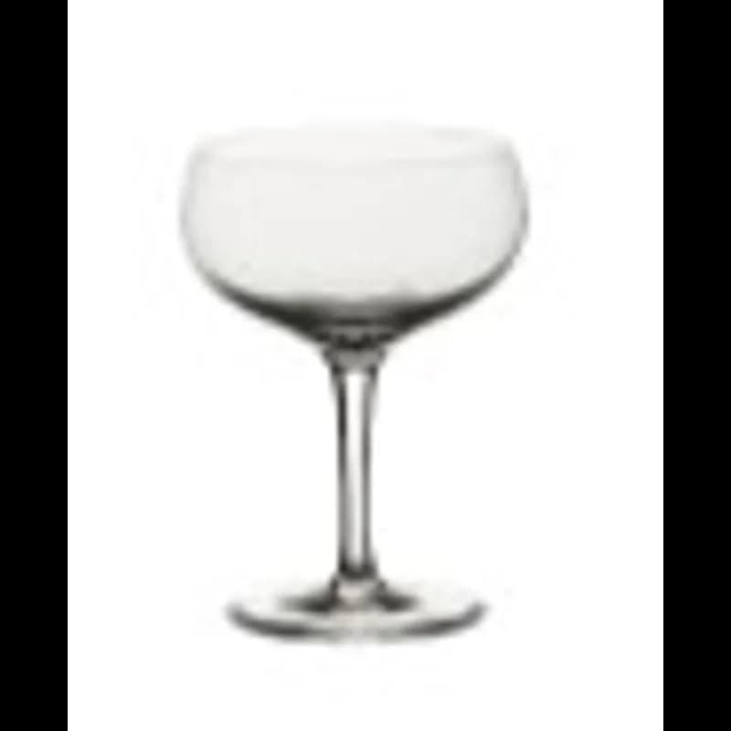 Minners Paris Beverage Glass 8 FLOZ Clear Coupe Style 1/Dozen