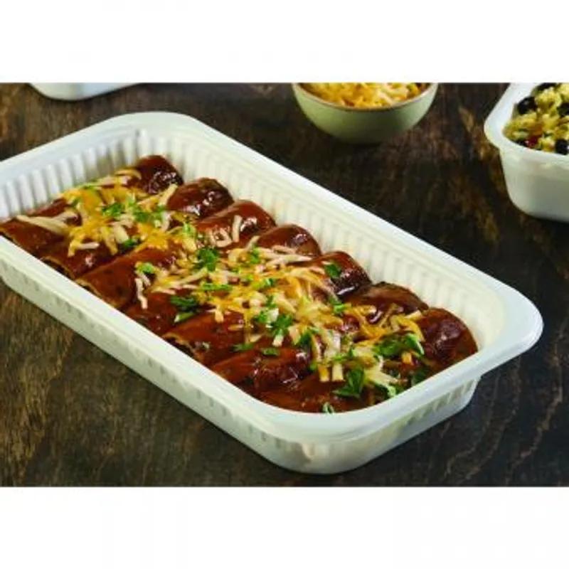 Take-Out Container Base 6.88X12.75X1.82 IN CPET White Rectangle 200/Case