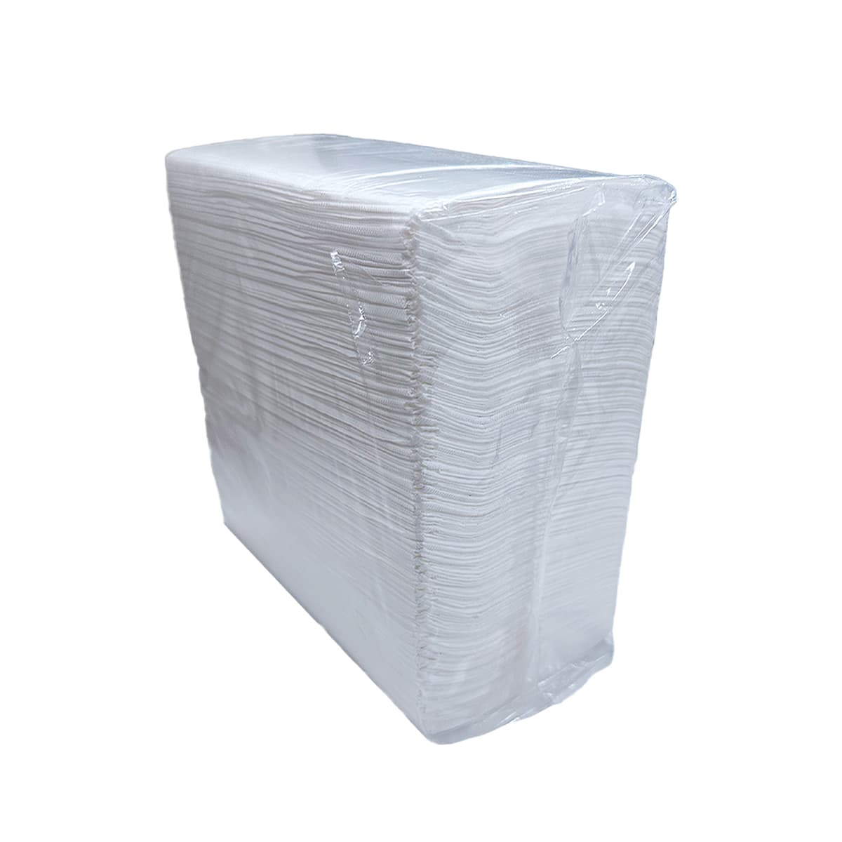 Victoria Bay Dinner Napkins 17X17 IN 4.2X8.6 IN White Virgin Paper 3PLY 1/8 Fold 125 Count/Pack 16 Packs/Case