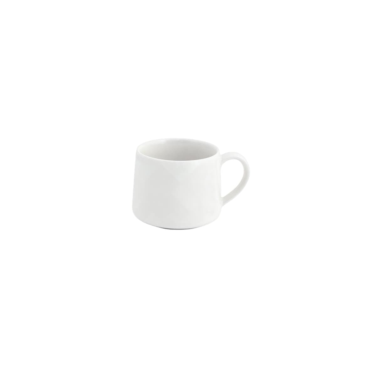 Kiln® Coffee Cup 4.75X3.75X3 IN 10 FLOZ Porcelain White Dishwasher Safe Microwave Safe 12/Case