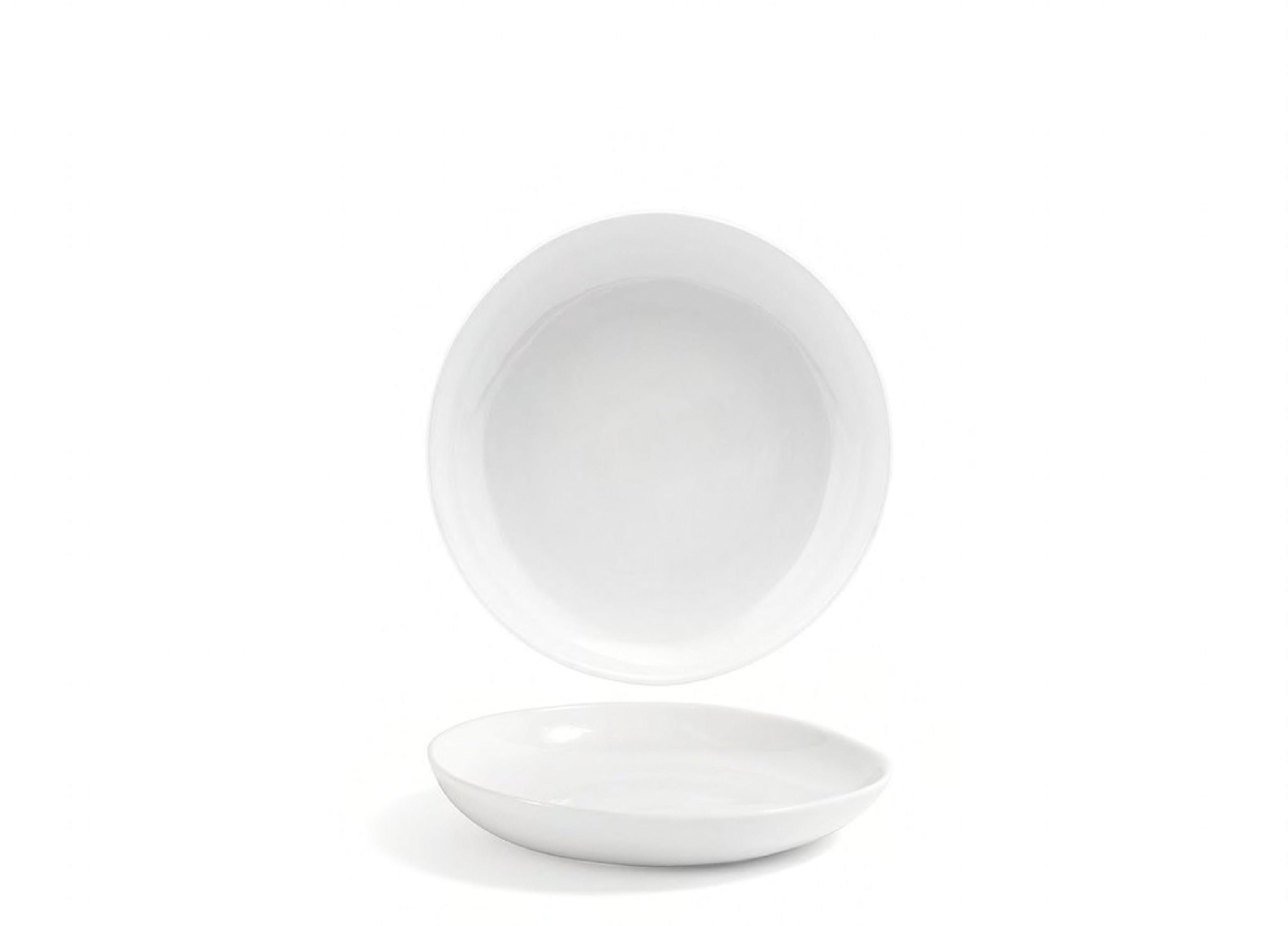 Plate 8.5 IN China White Round Kiln 12/Case