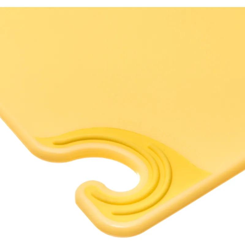 San Jamar Saf-T-Grip Cutting Board 20X15 IN Yellow 1/Each