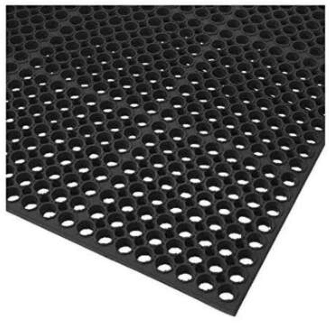Anti-Fatigue Floor Mat 60X36X0.75 IN Black 1/Each