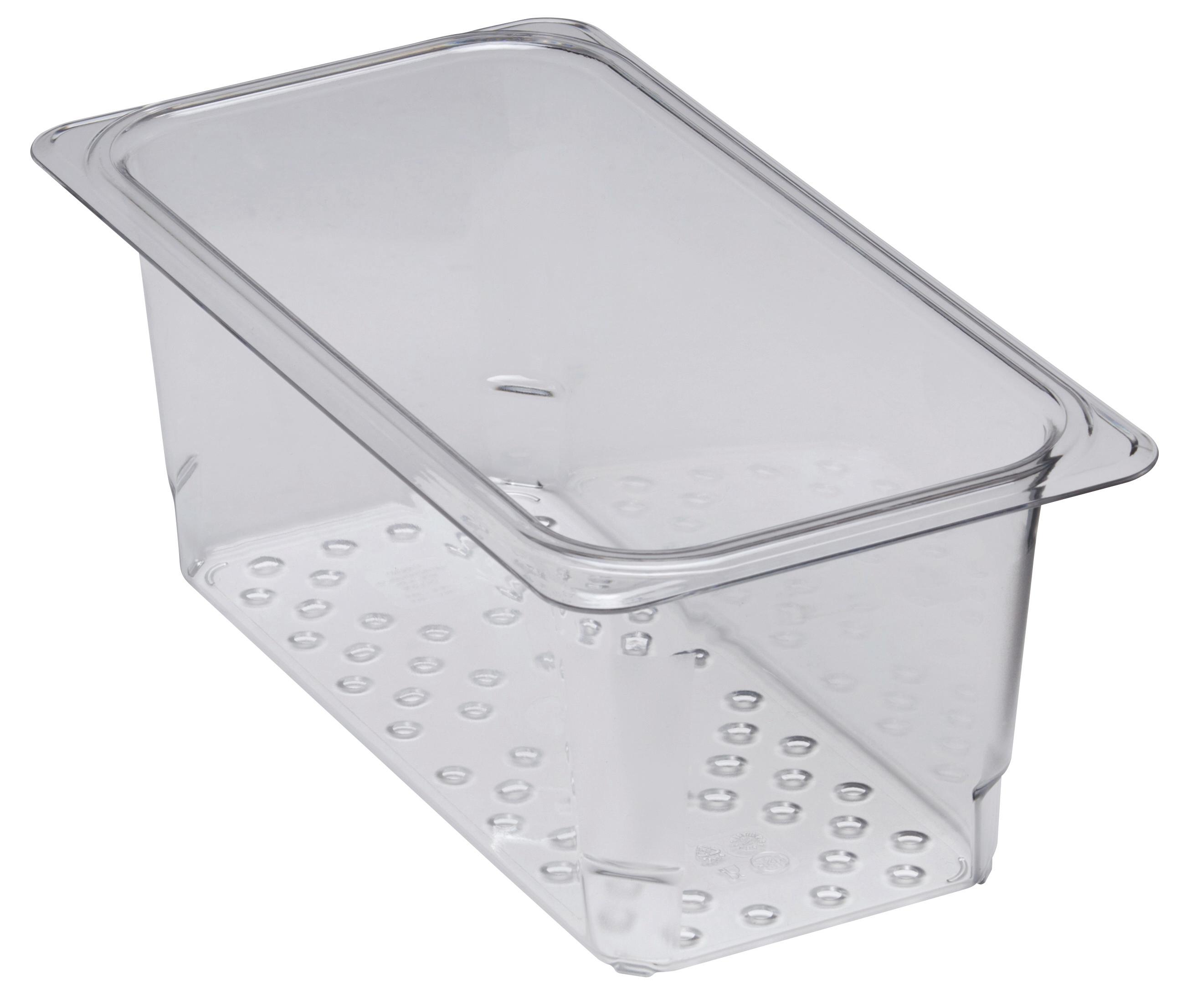 Camwear® Food Colander Pan 5 IN Clear 1/3 Dishwasher Safe 1/Each