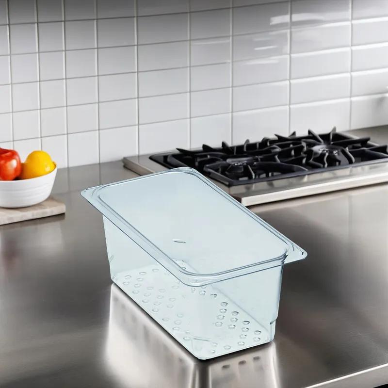 Food Colander Pan 5 IN Clear 1/3 Dishwasher Safe 1/Each