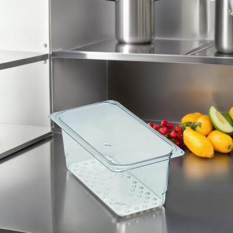 Food Colander Pan 5 IN Clear 1/3 Dishwasher Safe 1/Each