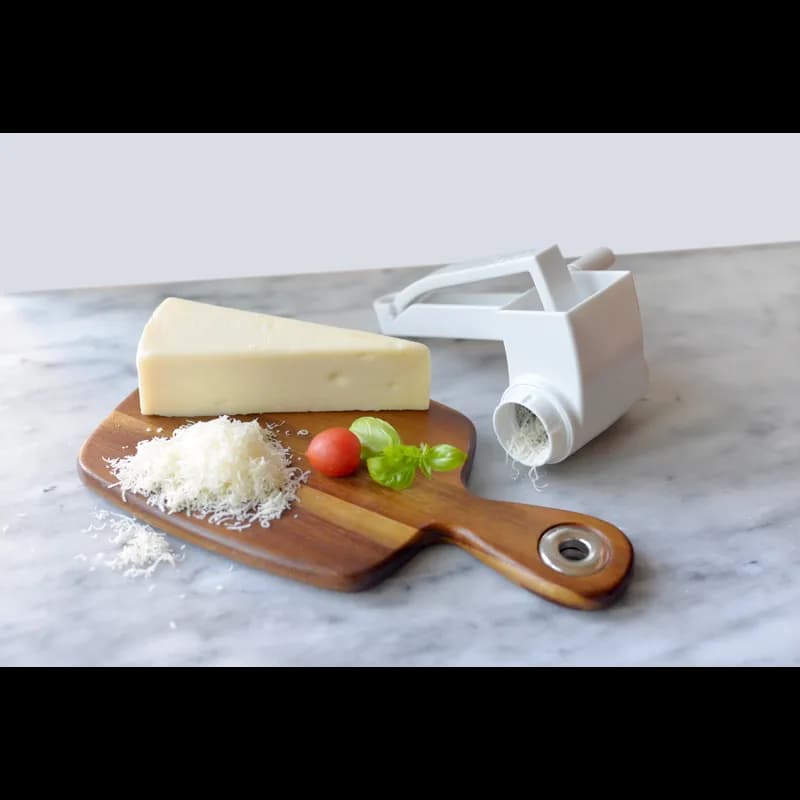 Cheese Grater 5.25X3.75X7 IN ABS White Handheld Dishwasher Safe 1/Each