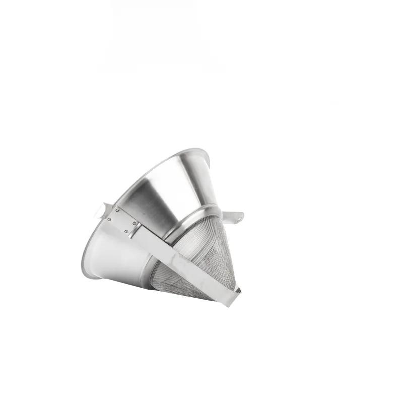 Bouillon Strainer 9.75 IN 2.5 QT 18/8 Stainless Steel Round Reinforced Dishwasher Safe 1/Each