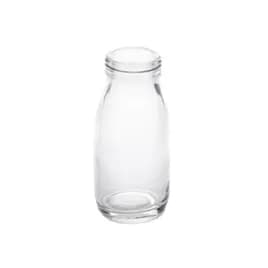 Milk Bottle 6 OZ 5 IN Glass Round Dishwasher Safe 1/Each