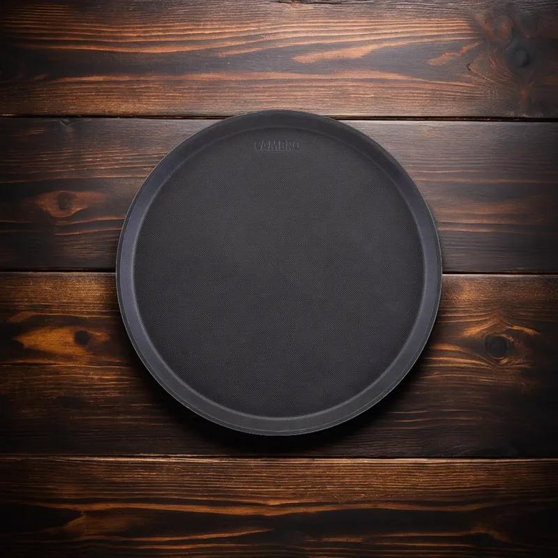 Camtread® Serving Tray 14 IN Heavy Duty Black Round 1/Each
