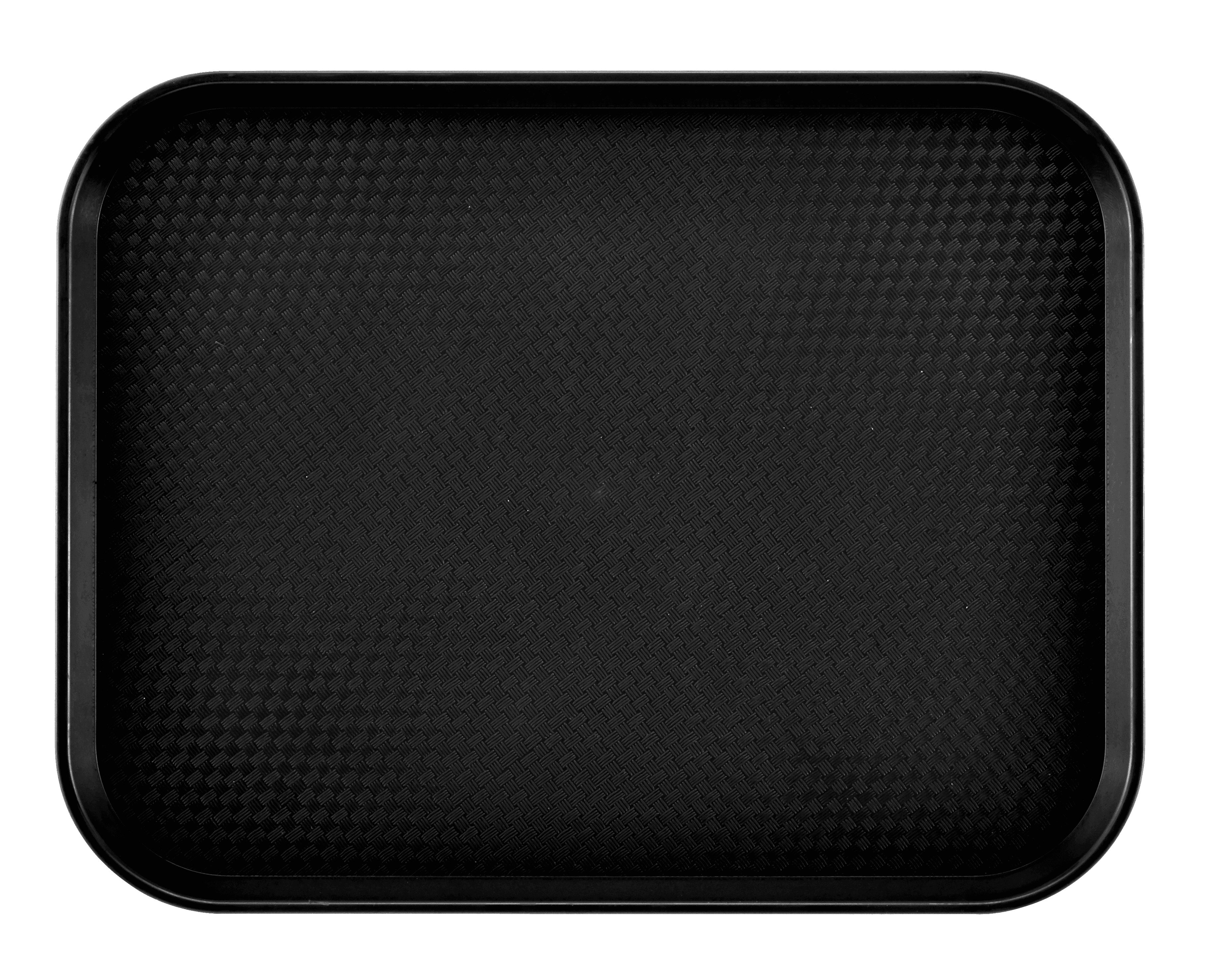 Cafeteria Tray 17.75X13.81 IN Plastic Black Dishwasher Safe 1/Each
