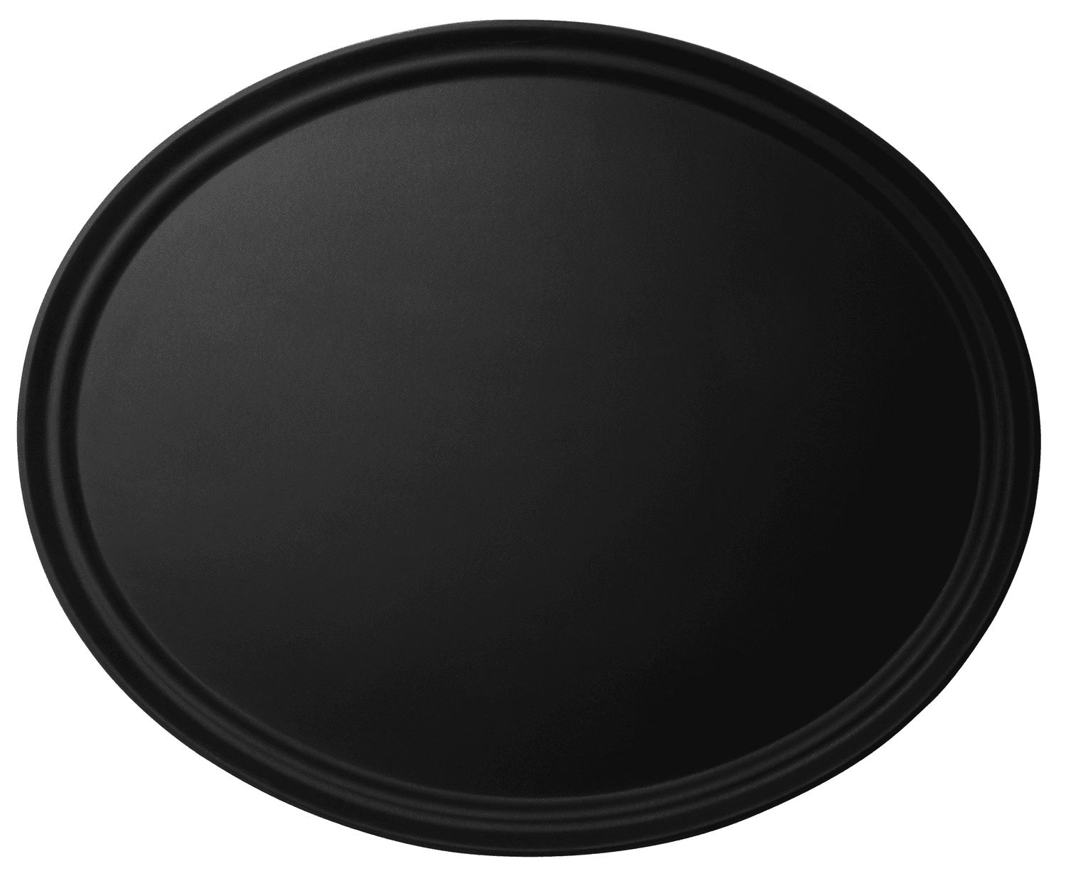 Camtread® Serving Tray 27 IN Fiberglass Heavy Duty Black Oval Non-Skid 1/Each