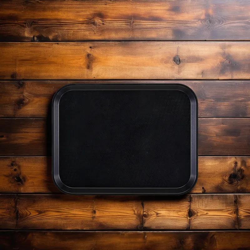 Cafeteria Tray 10X14 IN Black Dishwasher Safe 1/Each