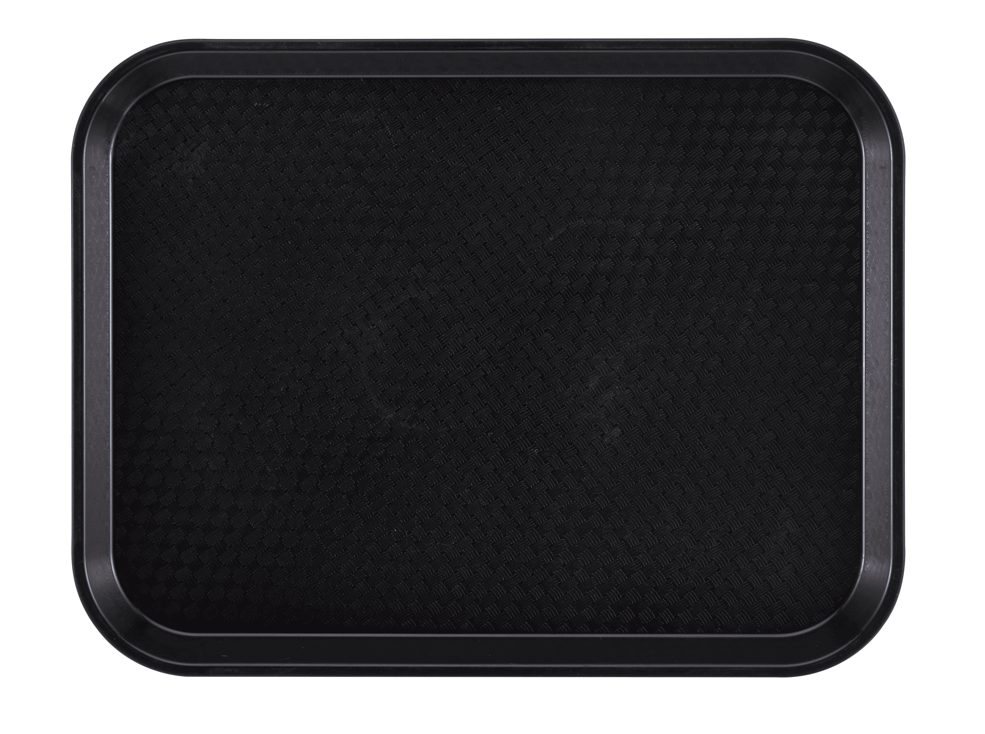 Cafeteria Tray 12X16 IN Black Dishwasher Safe Stackable 1/Each