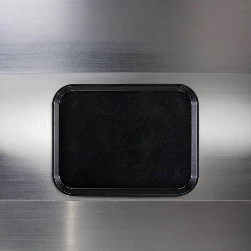 Cafeteria Tray 12X16 IN Black Dishwasher Safe Stackable 1/Each