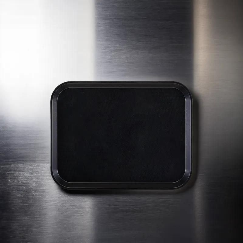 Cafeteria Tray 12X16 IN Black Dishwasher Safe Stackable 1/Each