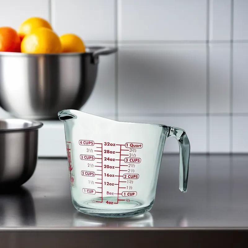 Measuring Cup 32 OZ Glass 3/Case