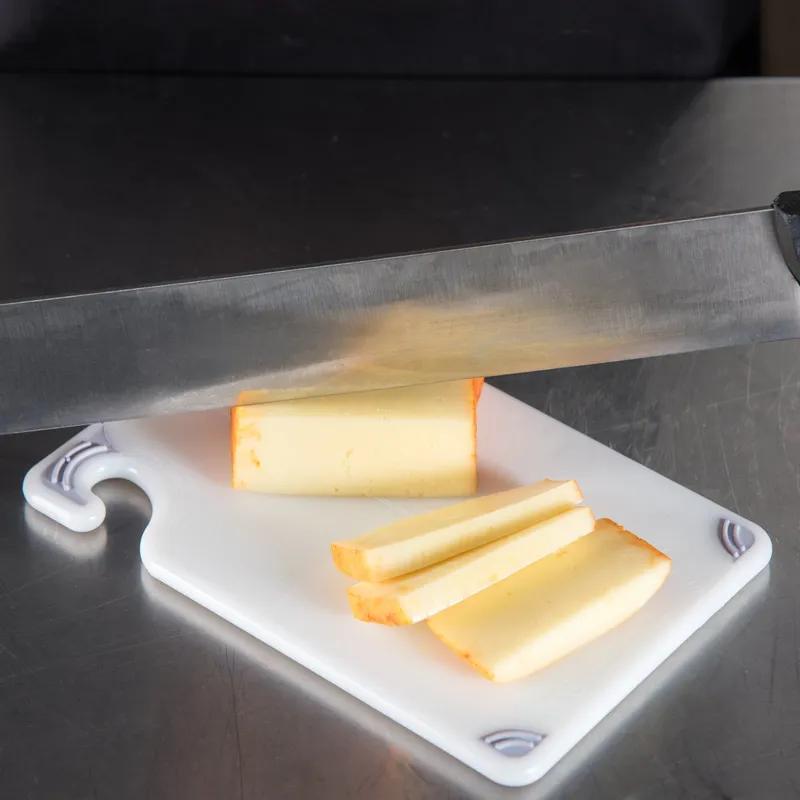 Saf-T-Grip Cutting Board 9X6 IN White 1/Each