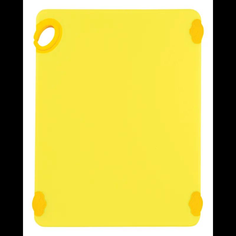 STATIK BOARD™ Cutting Board 20X15X0.625 IN Plastic Yellow With Hook Dishwasher Safe 1/Each