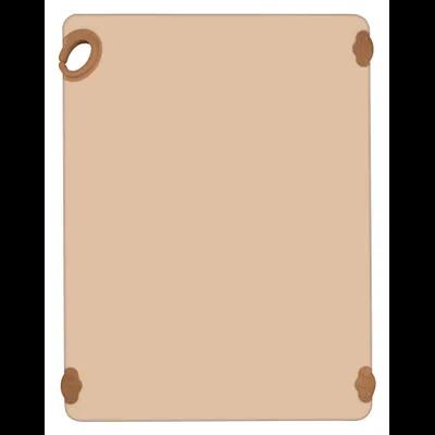 STATIK BOARD™ Cutting Board 24X18X0.625 IN PP Brown With Hook Dishwasher Safe 1/Each