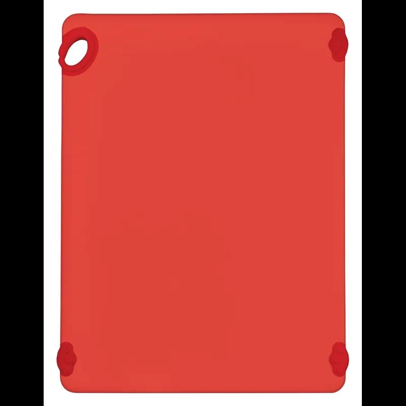 STATIK BOARD™ Cutting Board 24X18X0.625 IN Plastic Red With Hook Dishwasher Safe 1/Each