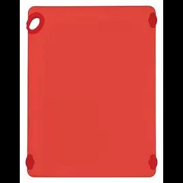 STATIK BOARD™ Cutting Board 24X18X0.625 IN PP Red With Hook Dishwasher Safe 1/Each