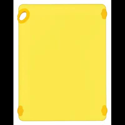 STATIK BOARD™ Cutting Board 18X24X0.50 IN PP Yellow With Hook Dishwasher Safe 1/Each