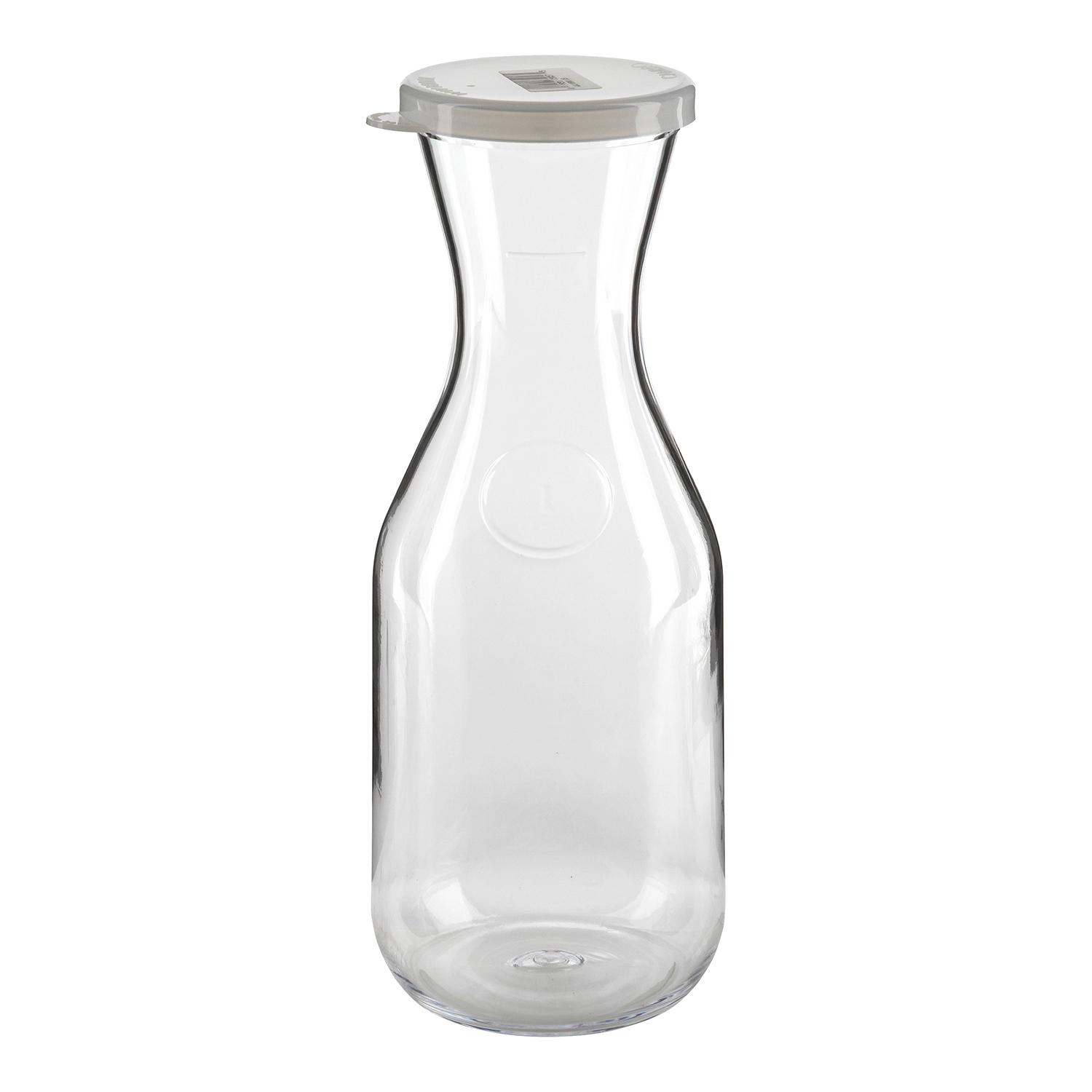 Carafe Decanter 1 L PC With Lid 1/Each