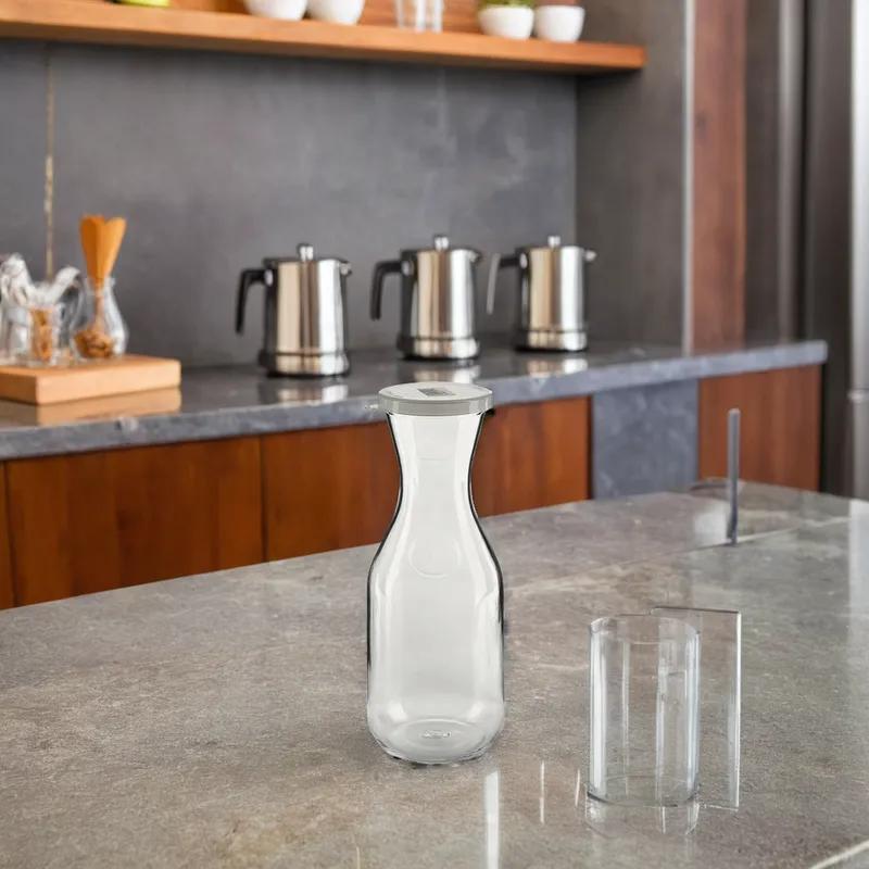 Carafe Decanter 1 L PC With Lid 1/Each