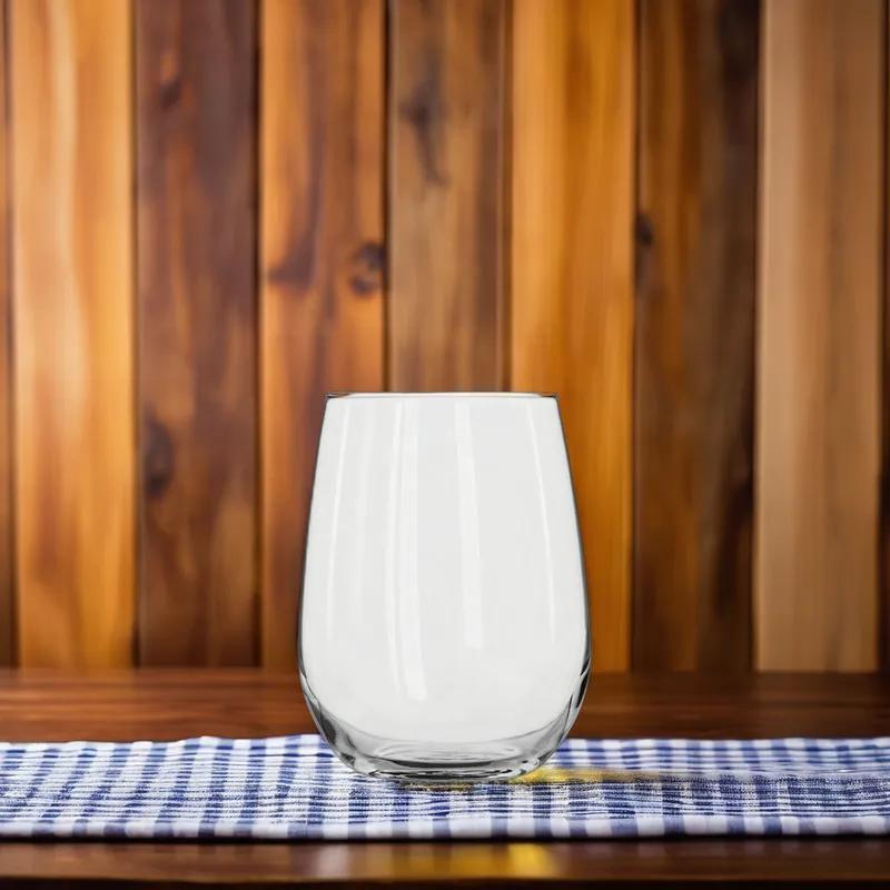 White Wine Glass 17 FLOZ Stemless 12/Case