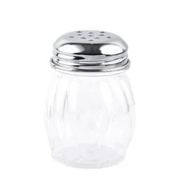 Cheese Shaker 6 OZ Glass Swirl Perforated Hand Wash 1/Each