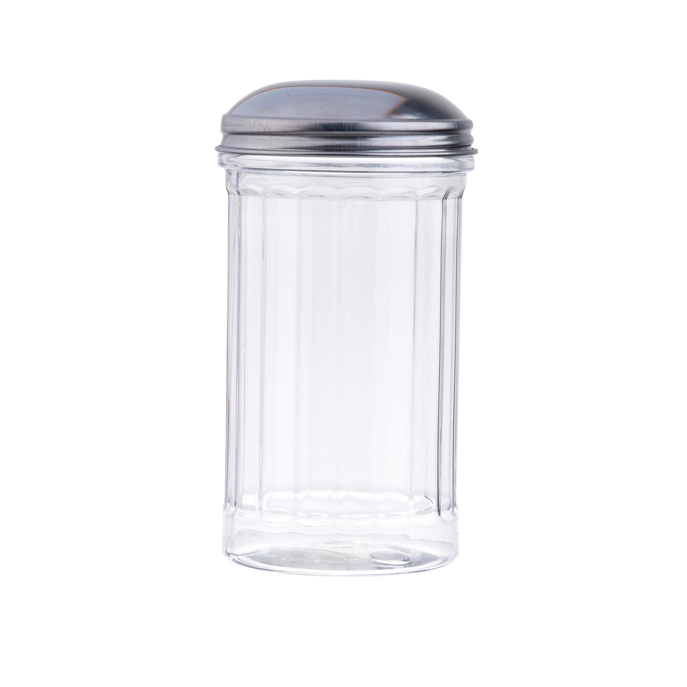 Sugar Pourer 3.06X3.06X5.625 IN 12 OZ Glass Clear With Side Flap Top Panelled Fluted 1/Each
