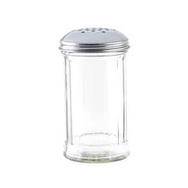 Cheese Shaker 12 OZ Glass Tall Fluted Dishwasher Safe 1/Each