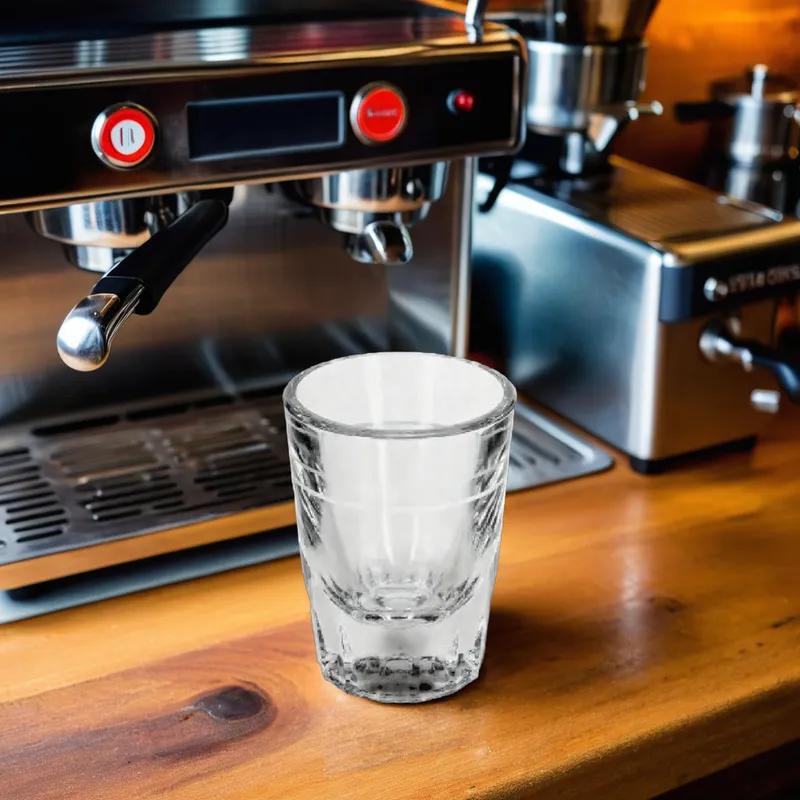 Beverage Glass 1.5 FLOZ 7/8 Oz Cap Line 48/Case